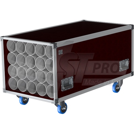 Flight-case Rythmes et Sons pour rangement pour 20 pieds de micro
